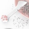 Cat Jar Opener Cat Paw Design Multifunction Pet Canned Spoon for Pet Food Can Supplies White