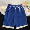 Embroidered Shorts Men's Summer American Five Quarter Pants Trendy Brand Instagram Popular Sports Loose Fit Plus Size Basketball Pants