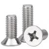 304 Stainless Steel Phillips Flat Head Machine Screws