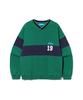 UCLA Unisex Sports 1919 Ucla Color Block Sweatshirt [Green] (Ub9Lt46)