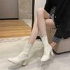Fashion Woman Short Shoes Soft Plain Sock Ankle Boots for Women Elastic Comfortable and Elegant Large Size Warm Trend 2025 Chic Booties