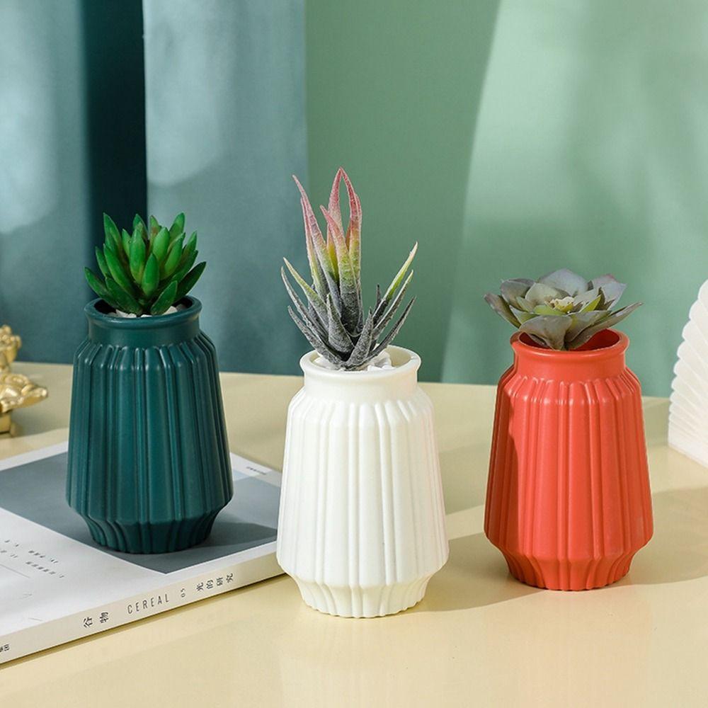 

Unique Nordic Vase Ornaments Handcrafted Potted Container Ornaments Flower Arrangement