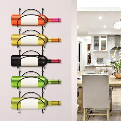 5Pcs Hat Hanger Rack Organizer Wall Mount Space Saving Stand Wine Baseball Cap Display for Home