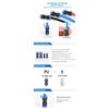60PCS Boxed Set Air Straight Pneumatic Fittings PU Series Water Pipes Quick Release Connector Plastic Hose Couplings PU 4 6 8mm
