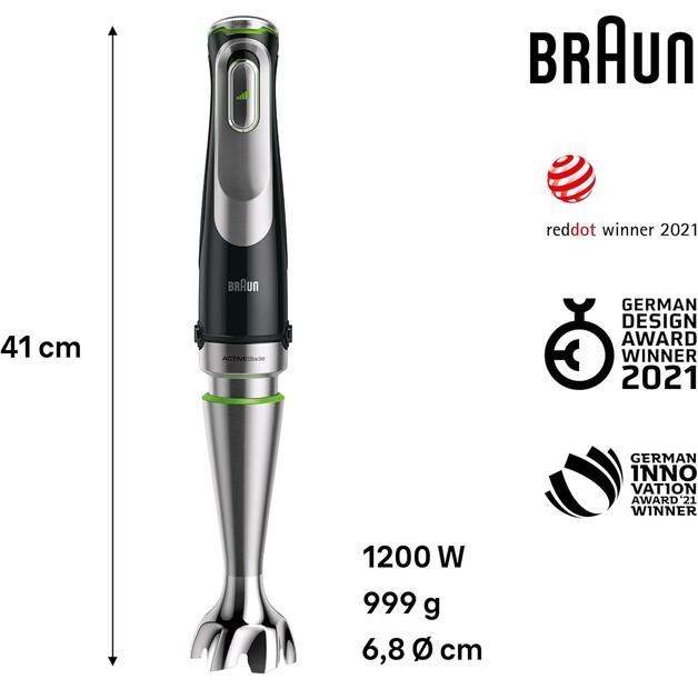 Погружной блендер Braun MQ 9187XLI MultiQuick 9