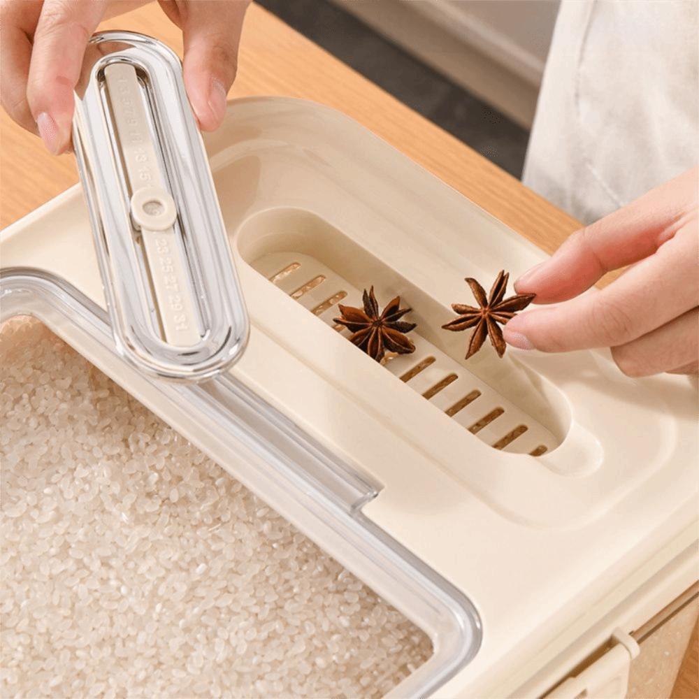 Moisture Proof Rice Storage Container Large Capacity Sealed Can Grain Storage Box  Home Kitchen