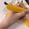 Novelty Banana Pen Fruit Shape Ballpoint Pen for Adults Kids 1.0mm Black Ink Retractable Writing Pens for School Office Supplies