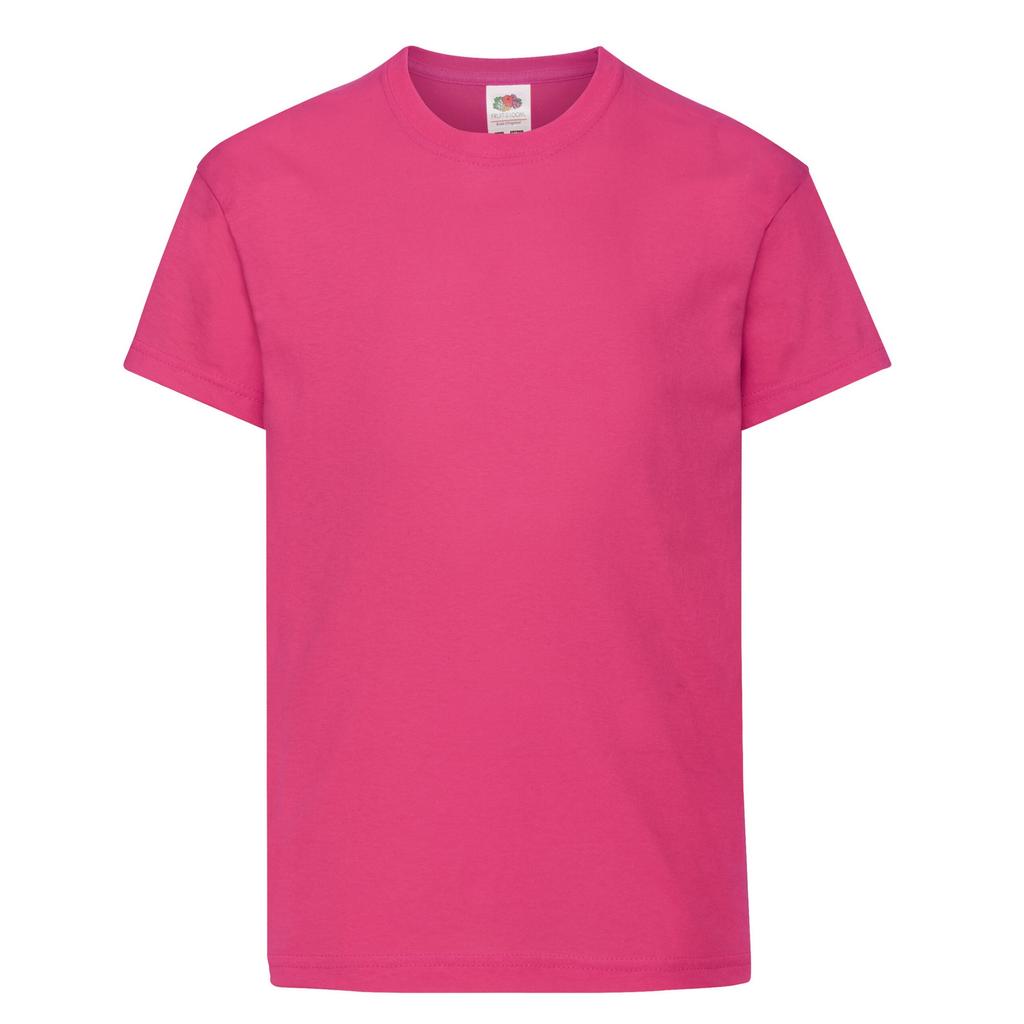 FRUIT OF THE LOOM Childrens/Kids Original T-Shirt