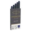 Parker Quink Fountain Pen Ink Cartridges Blue 5 Pack 1950384