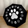 Heart And Paw Love Outdoor Automatic Umbrella Folding Umbrella with 8 Ribs Durable Plastic & Iron All-Season Travel Fashion Lovers