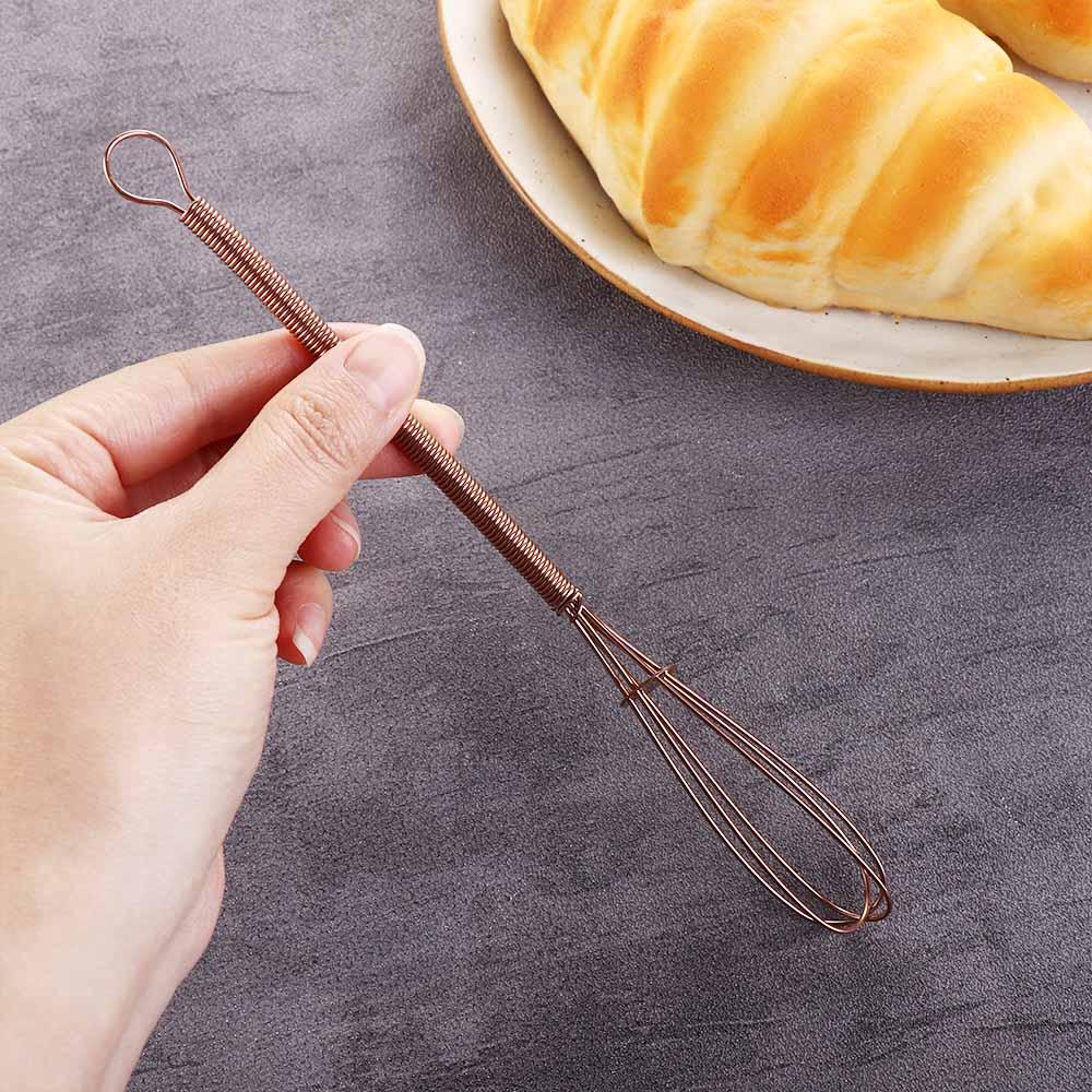 Edelstahl Rotierender für Schlagen Ei Sahne Eieraufschläger Backwerkzeug Rührwerk Ei-Schneebesen