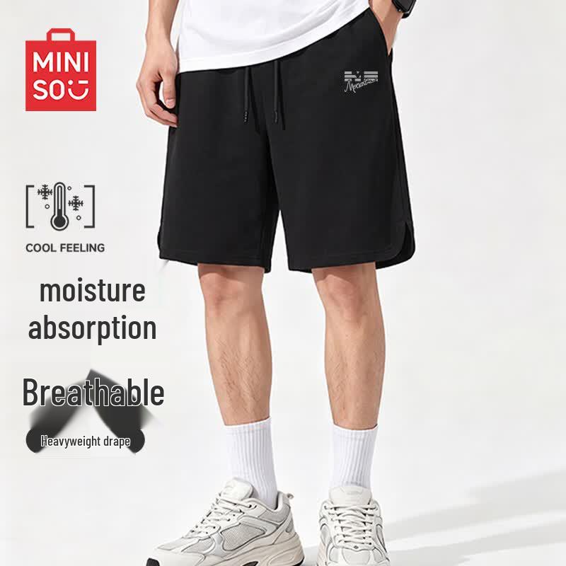MINISO Men s Premium Heavyweight Knit Casual Shorts XL
