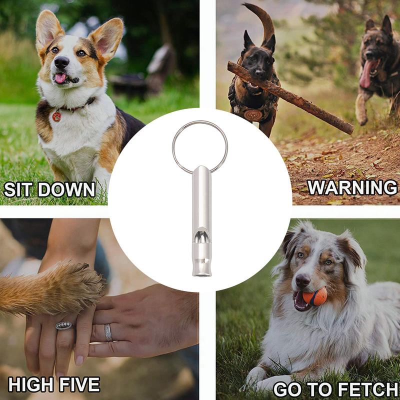 Ultrasonic Dog Whistle Adjustable Dog Recall Whistle Dog Whistle To Stop Barking Bark Control Dog Training Tools Pet Supplies