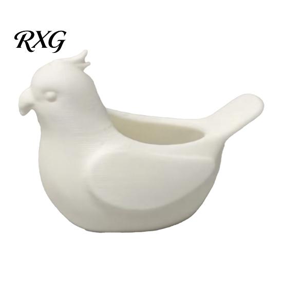Lightweight Window Sill Planter Bird Shape Flowerpot, Handheld Size Durable PLA Flower Pot, Healing Cute Animal Pot 3D Printed Creative Planter,