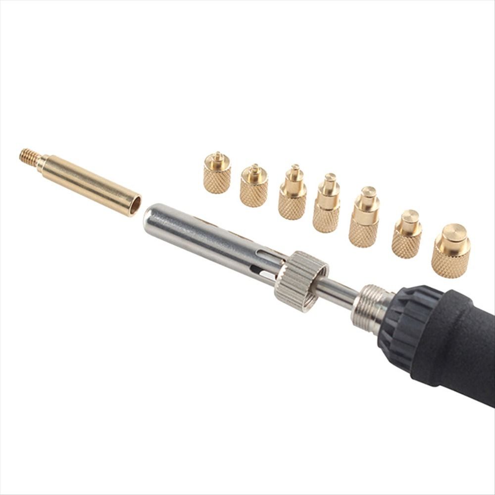 8 Pcs Internal Thread Heat Insertion Tool Brass Knurled Nut Durable Heat Insert Nut  Soldering Iron