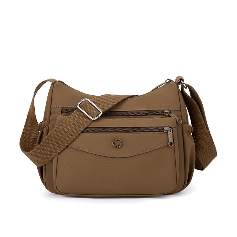 Lightweight Large Capacity Shoulder Bag Water-repellent Nylon Women's Crossbody Bag