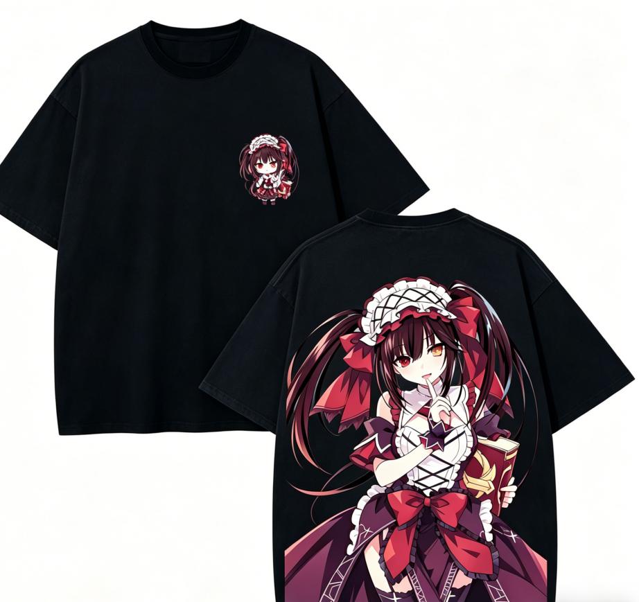 

Date A Live Anime Lover T shirt Year round clothing personality Clothes Plus Size Unisex New Model Couples high quality soft 4XL