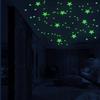 Luminous Wall Stickers for Kids Rooms Dots Stars Ceiling Wall Decals Glowing Stickers Wall Decals Glow In The Dark Home Decor