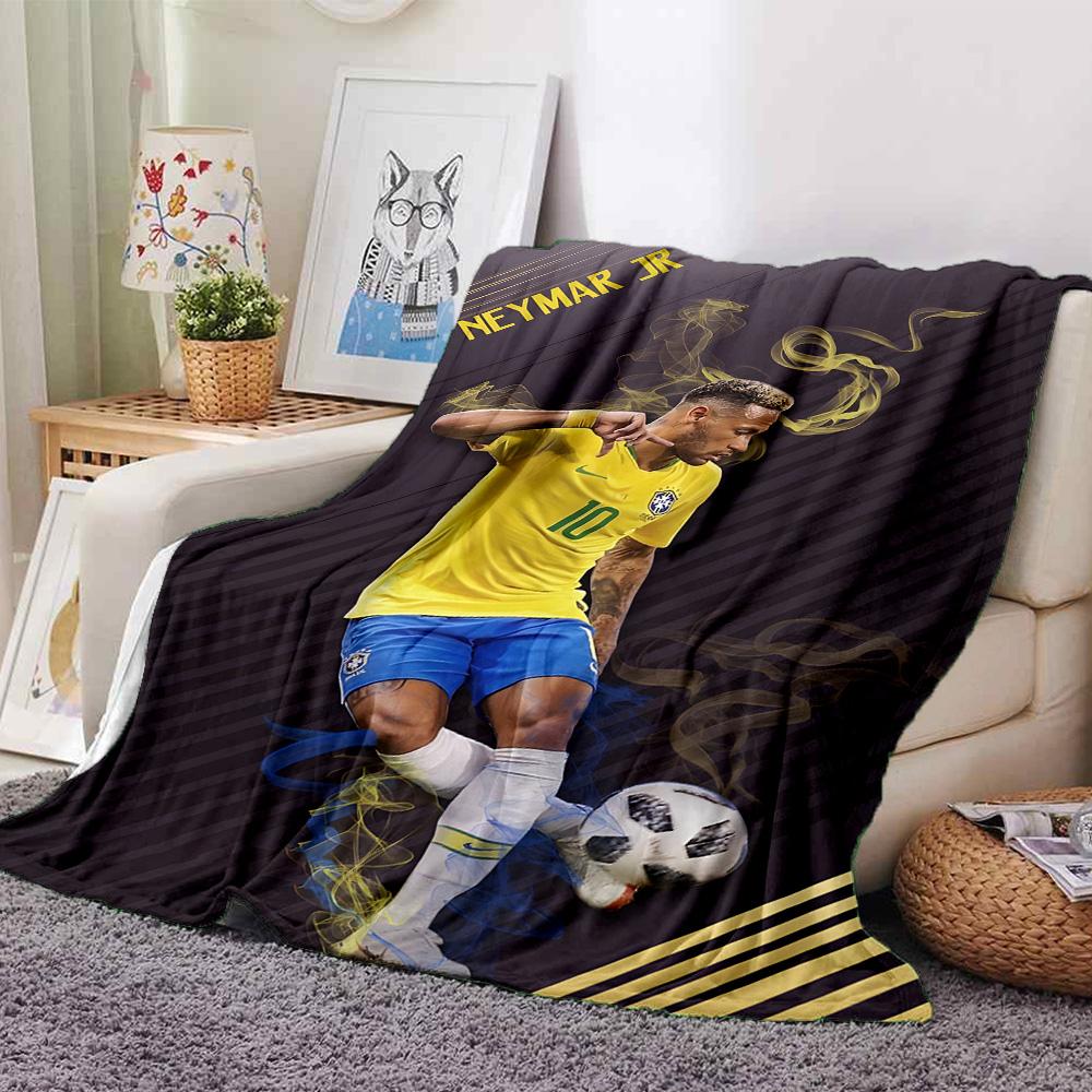 1pc Neymar14 Blanket, Gift, for Men and Women, Soft Blanket, Good for Sofa Bed Couch Travel, Lightweight Flannel Blanket
