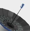Navy Folding Umbrella with 16 Suitable for Both Sunny and Rainy Automatic Opening and and Lightweight, Large, Ribs, Days, One-touch Closing, Sturdy,