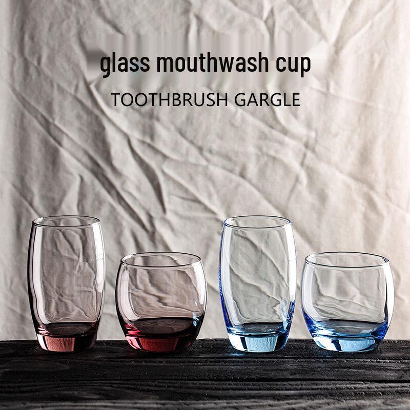 Transparent Glass Mouthwash Cup