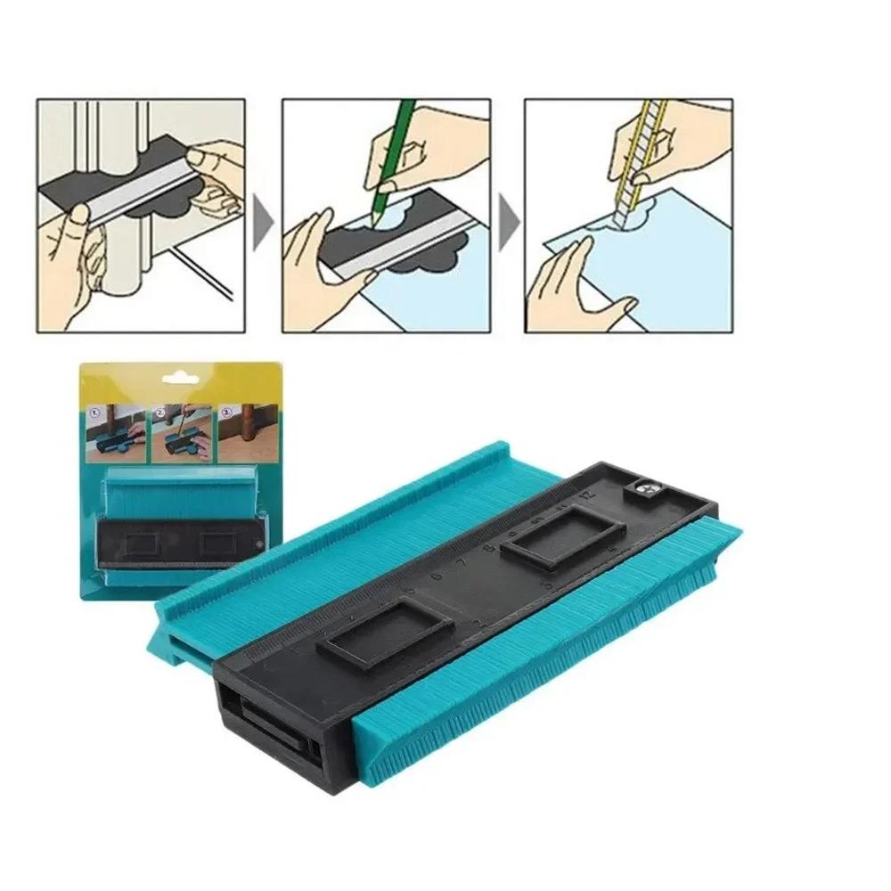 Duplicatore di calibro di contorno di forma Strumento di misurazione del profilo Calibro di duplicazione di contorno Modello di contorno Duplicatore di copia di contorno in plastica