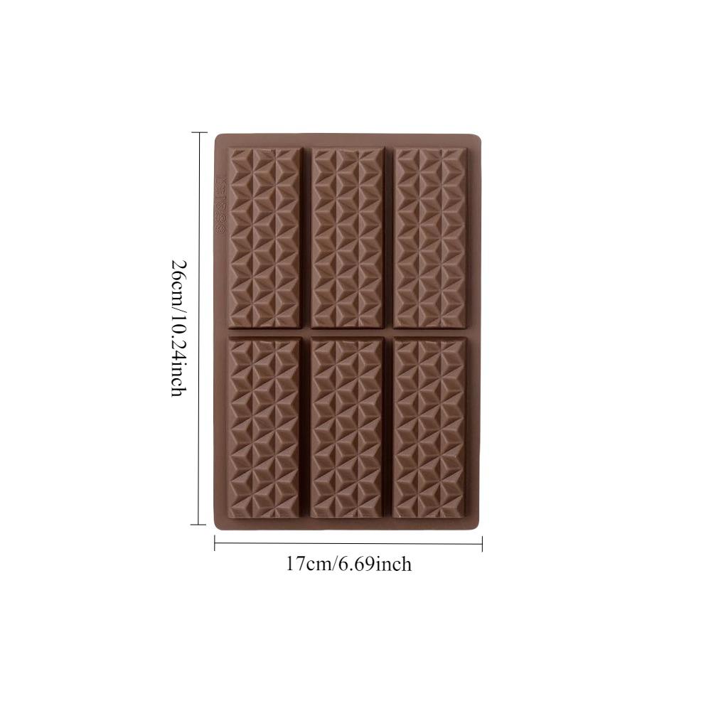 Silicone Chocolate Cake Mold 3D Strip Baking Molds for Mousse Chocolate Dessert Non-Stick Flexible Bakeware Reusable DIY Tool