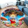 Crayon Shinchan Round Area Rug Carpet Rug For Living Room Bedroom Sofa Playroom Decor Nonslip Floor Mat