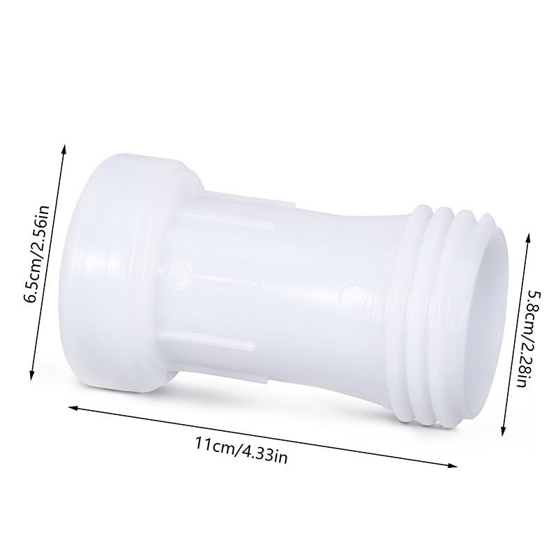 Ibc Tank Tap Pipe Connector 58Mm 65Mm Plastic Water Drain Adapter Extension Pipe Joint Home Tool Accessories