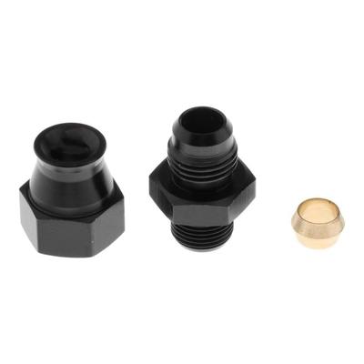 6AN 5/16" 8mm Schlauchleitung Rohrfitting Adapterfitting Auto Autozubehör Gewinde Kraftstoffe Öl Luftschlauch Gerade