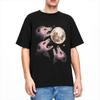 Fantastische Lustige Opossum Meme T-Shirts für Männer Frauen Drei Opossums Heulen den Mond an T-Shirt Geschenkidee Kleidung