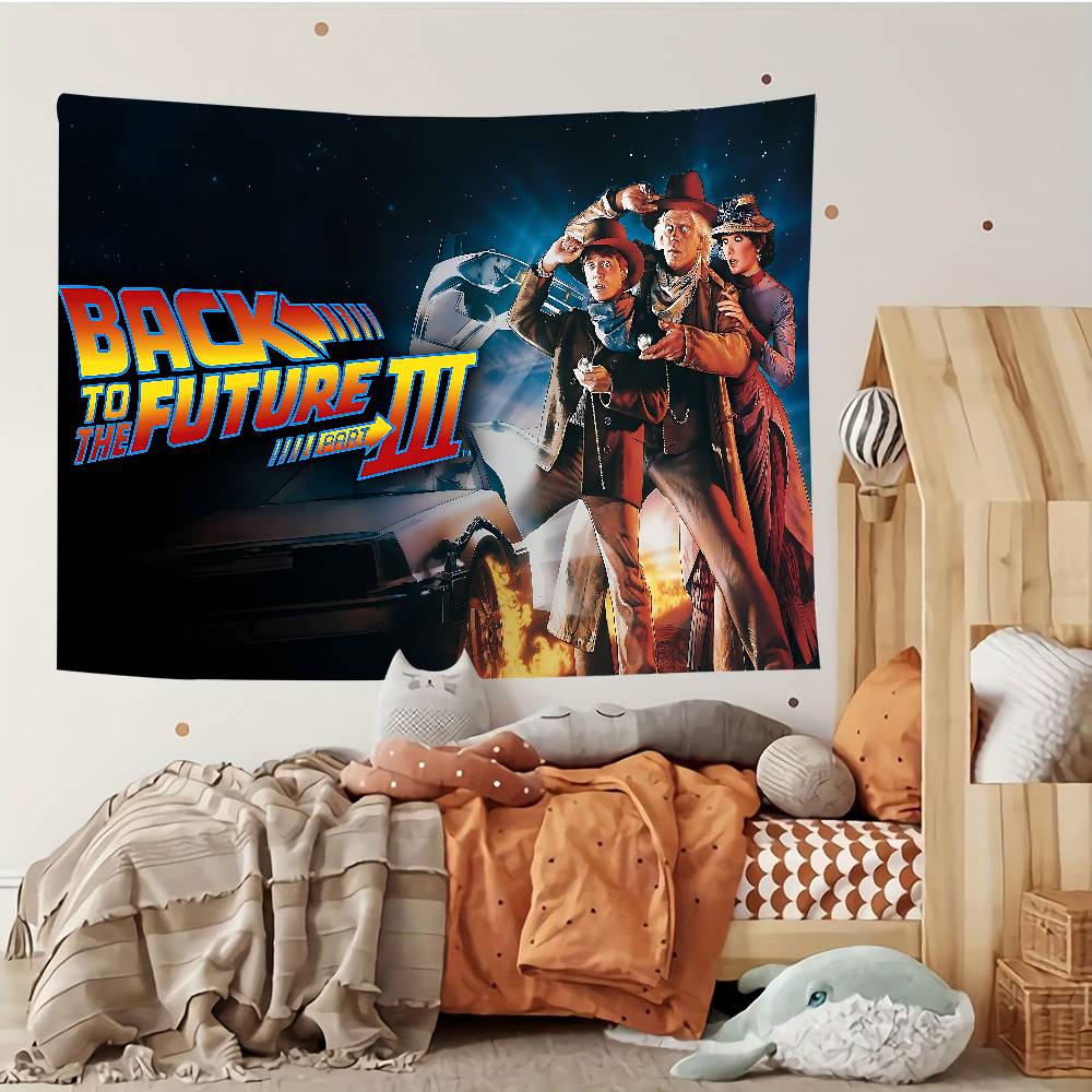 BBack To The Future Tapestry Customizable Tapestries Of Various Styleswall Hangings Celebrity Photo Printingwall Hangings