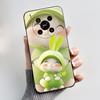 Phone Case For ZTE Blade V70 Max/Nubia V70 Max Soft Silicone Black Case Bright Pattern Volcano Moonlight Shockproof Shell