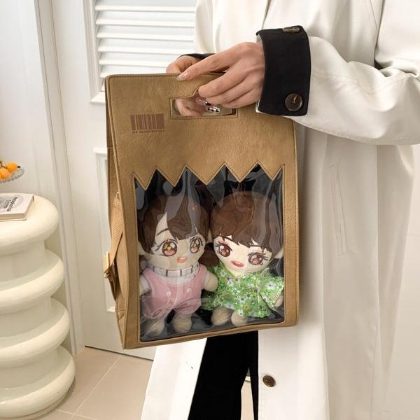 Campus outing bag handbag Korean style cute doll pain bag ins wind two-dimensional student handbag