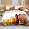 10 Sizes Beer Patterns Duvet Cover Sets Race Car Bedding Sets With Pillowcases For Teens Boys Adult Bedroom Decor Bedclothes