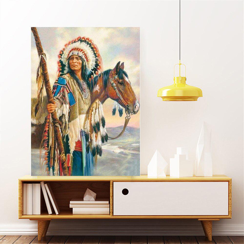 Diamond Embroidery Portrait Diamond Full Layout Horse 5d Diamond Painting Round Rhinestones Picture