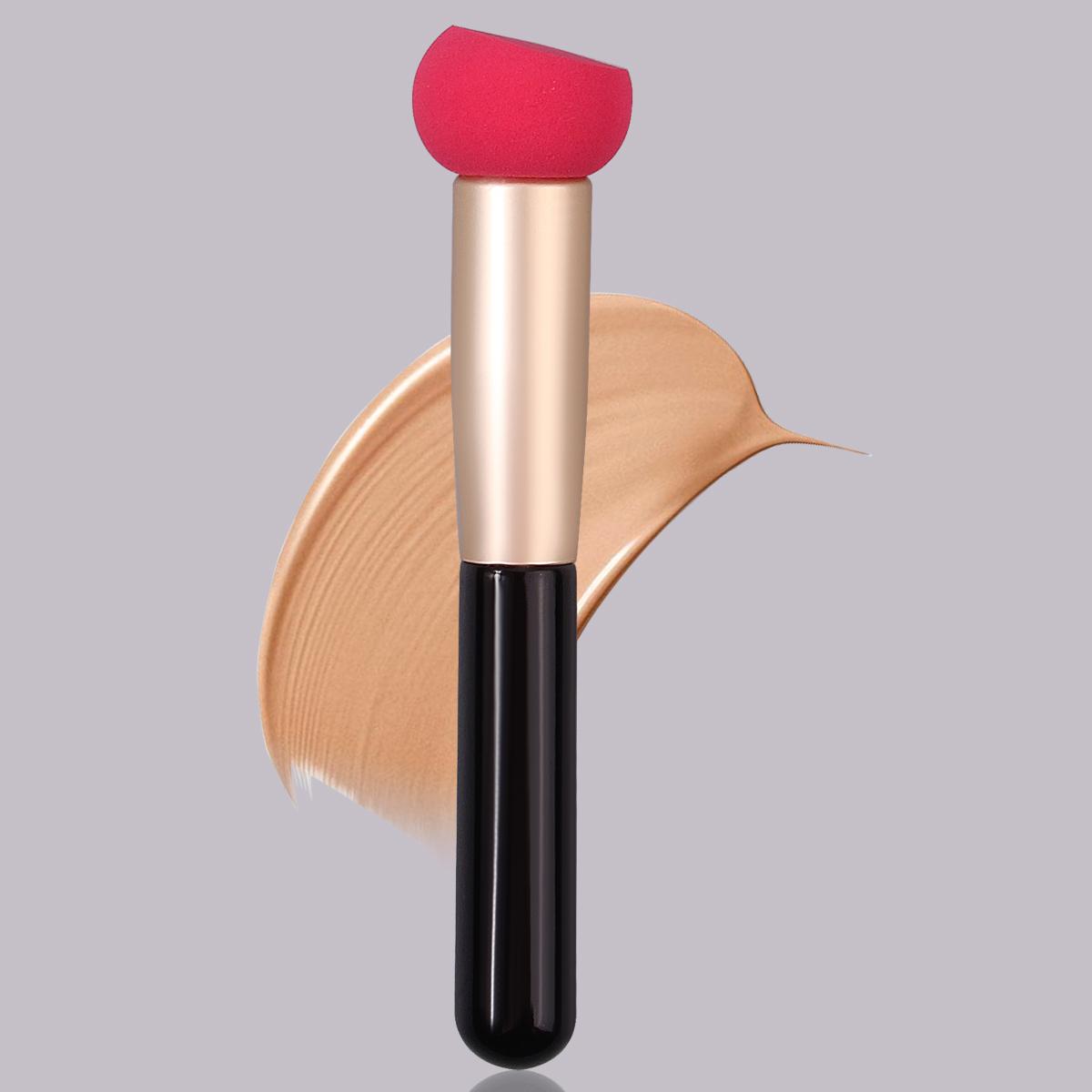 

3pcs New mushroom-shaped sponge concealer brush, foundation brush,Super soft sponge brush,portable makeup beginner s beauty tool