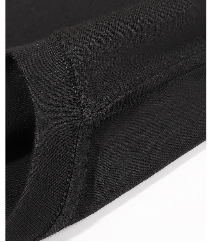 Unisex Ribbed Long-Sleeve Pure Cotton Sweatshirt T-Shirt | Casual Loose Base Layer