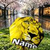 Custom Name Personalized Borussia Dortmund Print Umbrella, Auto Open Close, 8‑Rib Sturdy Frame, Commute Camping Hiking Use, Birthday Gift