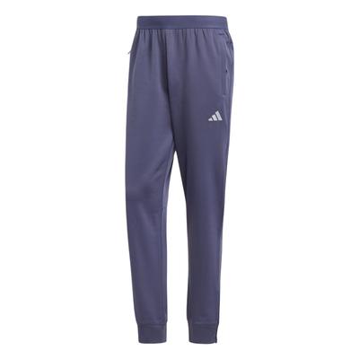 FW24 Game And Go 3 Bar Logo Joggers Series Warm Moisture-Wicking Dry Cuffed Drawstring Sports Pants Men Joggers Dark-Blue IW8416
