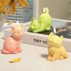3D Cat Dog Candle Silicone Mold Multiple Cute Animals Shape Aromatherapy Soap Resin Molds Cake Decor Candy Chocolate Baking Tool