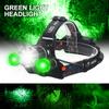 VASTFIRE New RGB LED Headlamp White Zoomable Fishing Headlight Green/UV 395NM Ultraviolet Head Torch Red/Blue Hunting Flashlight