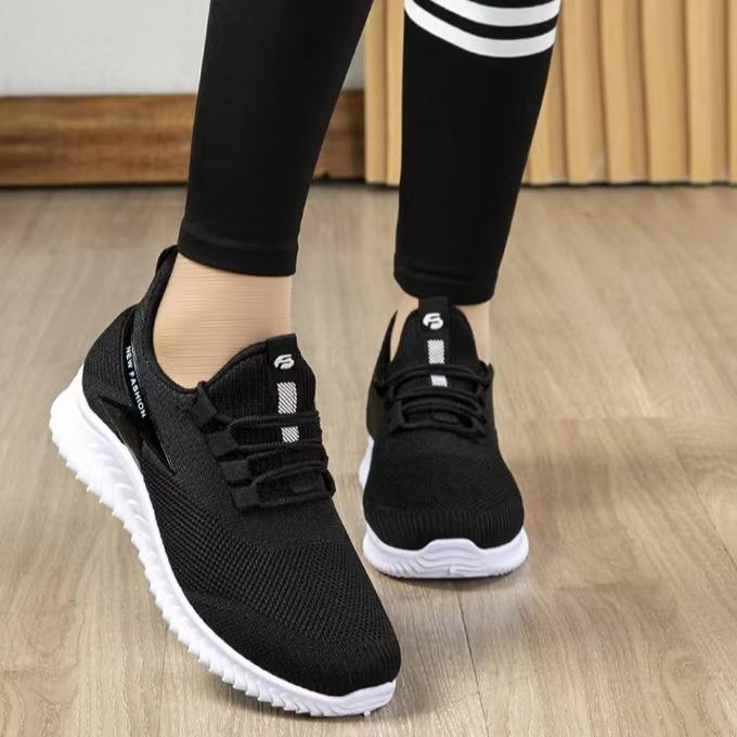 Anti-slip Elderly Shoes Lightweight Sports Shoes Casual Middle School Women's Shoes Spring Old Steadi Shoes Soft Sole Comfortable Mother Shoes