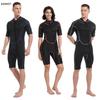 Longchan Men's Short Sleeve Diving Wetsuit