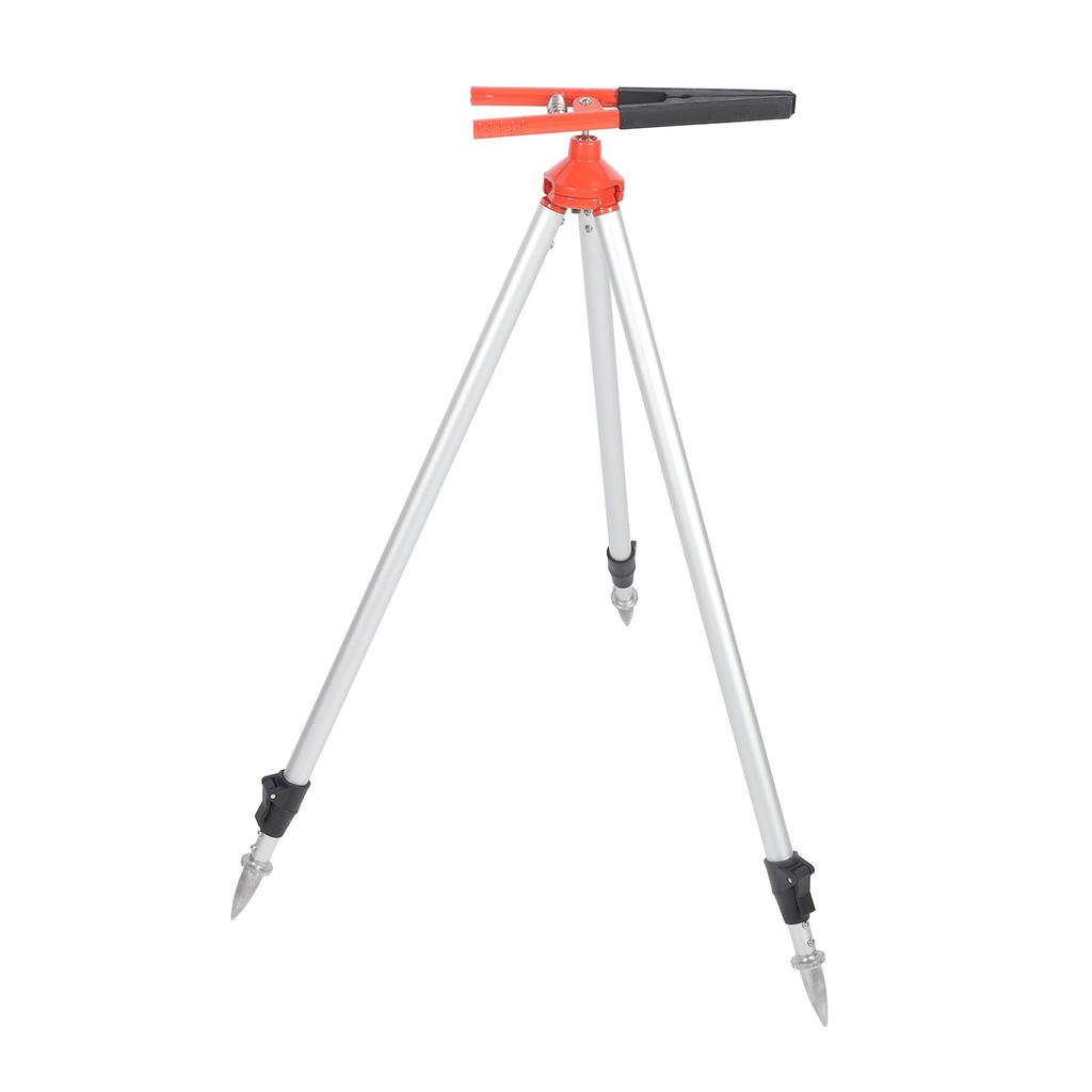 Surveying Prism Pole Tripod 75‑120cm Height Retractable Aluminum Alloy Centering Rod Clamp Total Sta