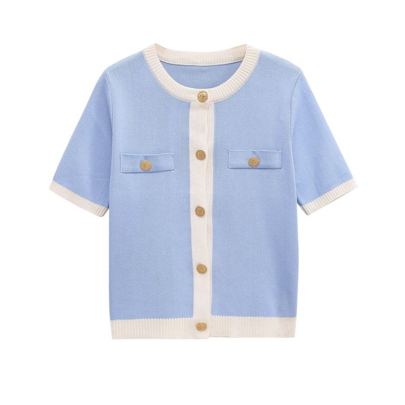 Araltay New Arrival Fashion Style Women's Clothing Fashion All-Match Casual Minimalist Short Sleeve Knitting Outwear 1822106