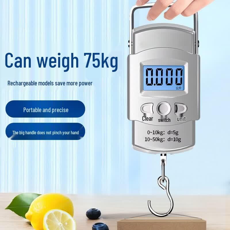 Portable Digital Luggage Scale with Tape Measure