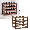 RACK Holder Wood Stand Bottle Storage Shelf