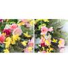 Artificial Carnation Wreath Realistic Front Door Spring Flower Wreath for Home Fireplace Door Decor