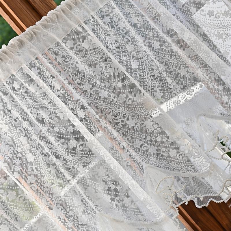 Stylish Designs Polyester Sheer Curtain With Rod Pocket for Privacy and Gentle Light